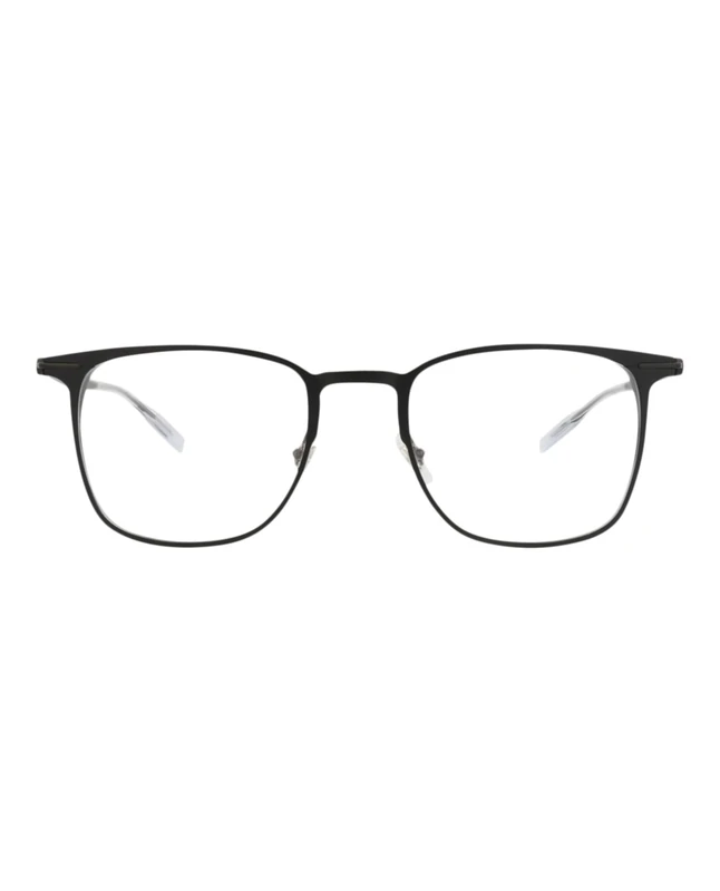 Montblanc MB0232O Optical Frame Man ALLUMINIUM Glasses, Men, Multicoloured, One Size