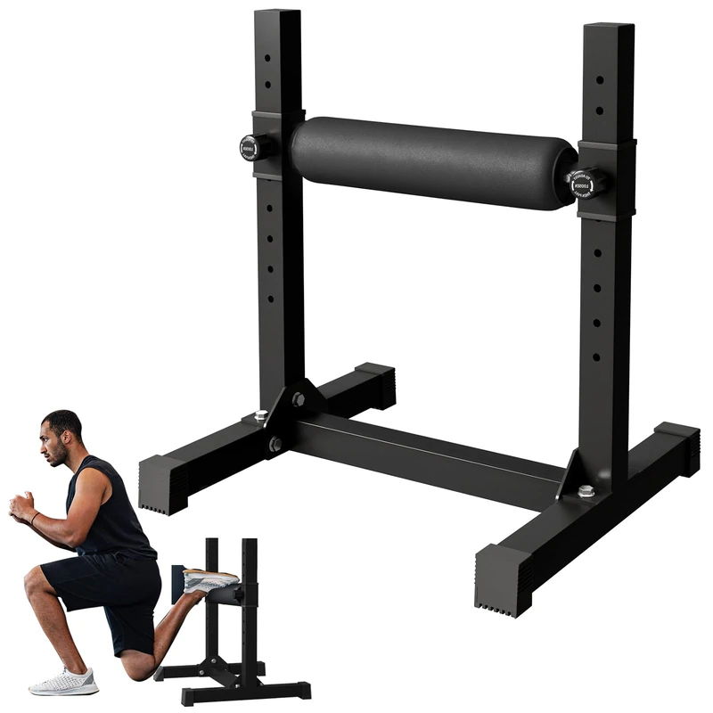 GMWD Bulgarian Split Squat Stand, Single Leg Squat Roller, Lower Body Specialty Machine