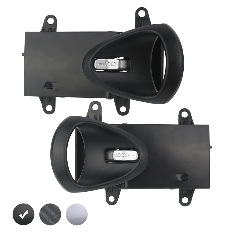 APPERFiT Interior Door Handle Pair Compatible with Nissan 350Z 2003 2004 2005 2006 2007 2008 2009