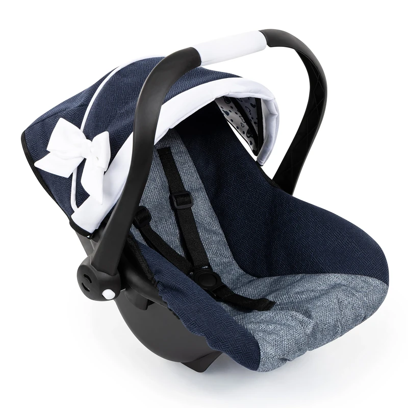 Bayer Design 67981AA Doll car seat, with sun canopy, adjustable handle, harness, for dolls up to 46 cm, attachable to Neo Vario, Xeo dolls prams