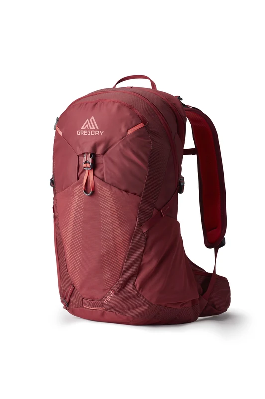 Gregory Biosync - Maya 25 - Women’s Hiking Backpack, 51 cm, 25 L, 0.92 KG, Daypack with Adjustable Torso, Breathable Backpanel, Hydration Compatible, Red (Iris Red)
