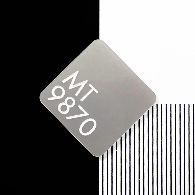 Perspex MT 9870 Metallics Aluminium Cast Acrylic Sheet - 1000x600x3mm