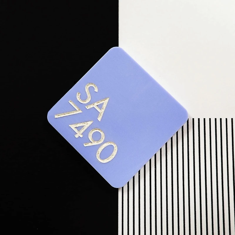 Bubblegum Blue Sweet Pastels 3mm Thick Cast Acrylic Sheet | Dreamy Colours for Laser Cutting, Jewellery & Crafts | Protective Film | 1000x600mm