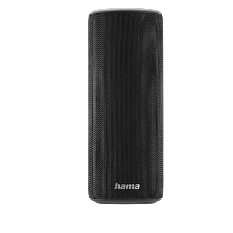 Hama Bluetooth Speaker LED Light 24 W LED Music Box with 10 RGB Colour Changing, Mobile Phone Speaker Bluetooth Portable Wireless Party Speaker Outdoor Waterproof IPX5 Up to 14 Hours Battery Black