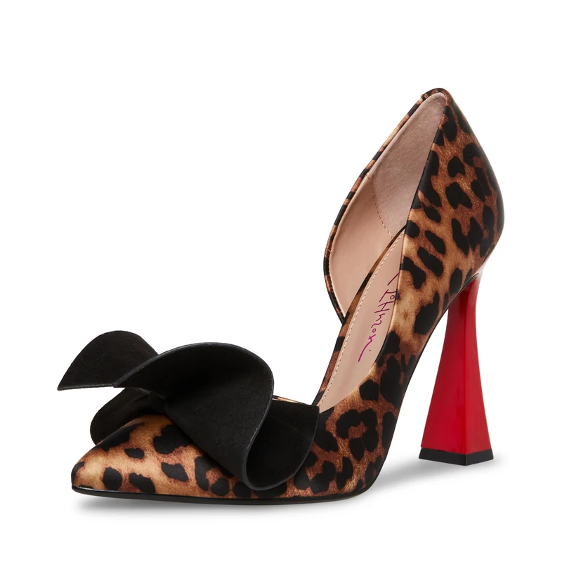 Betsey Johnson Women Nobble Pump, Leopard, 6.5 UK