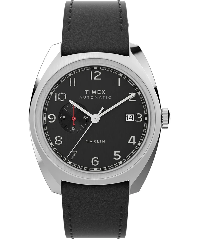 Timex Men's Multi Dial Automatic Watch with a Leather Strap Marlin Sub-Dial Automatic