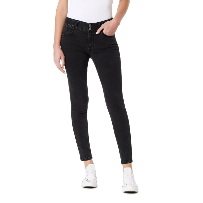 WallFlower Women's Ultra Skinny Mid-Rise Insta Soft Juniors Jeans (Standard and Plus), Rebel, 11