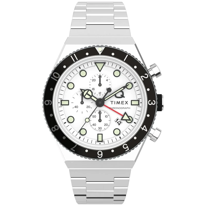 Timex Men Chronograph Watch Q GMT