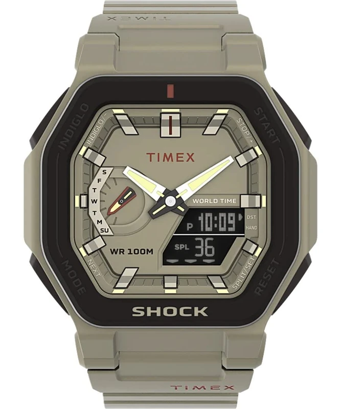 Timex Men's Analogue-Digital Quartz Watch with a Plastic Strap Command Encounter - Image 1