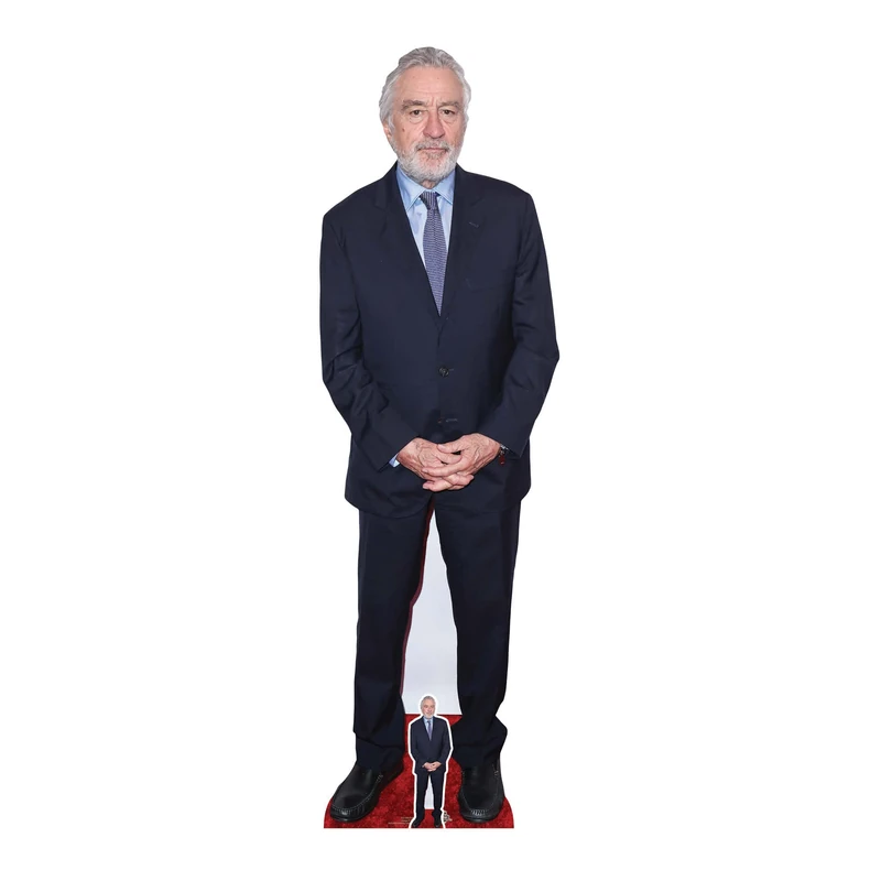 Star Cutouts CS1084 Robert De Niro Lifesize Cardboard Cutout with Mini – Classic Movie Star Party Decoration & Collector Gift - Image 1
