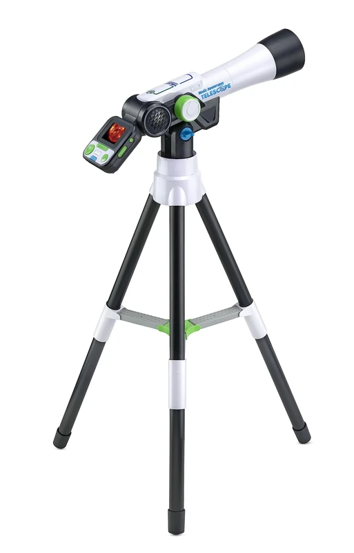 LeapFrog Magic Adventures Telescope, Kids Telescope for Beginner, Star Gazing Astronomy Toy, 100+ NASA Images & Videos, Real Telescope, Tripod, Gift for Kids & Adults, 5, 6, 7 +, English Version