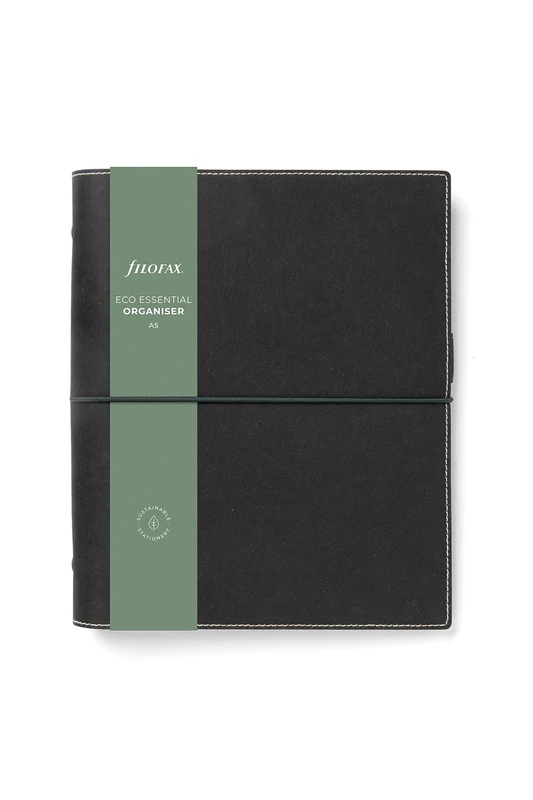 Filofax Eco Essential A5 organiser - Ebony