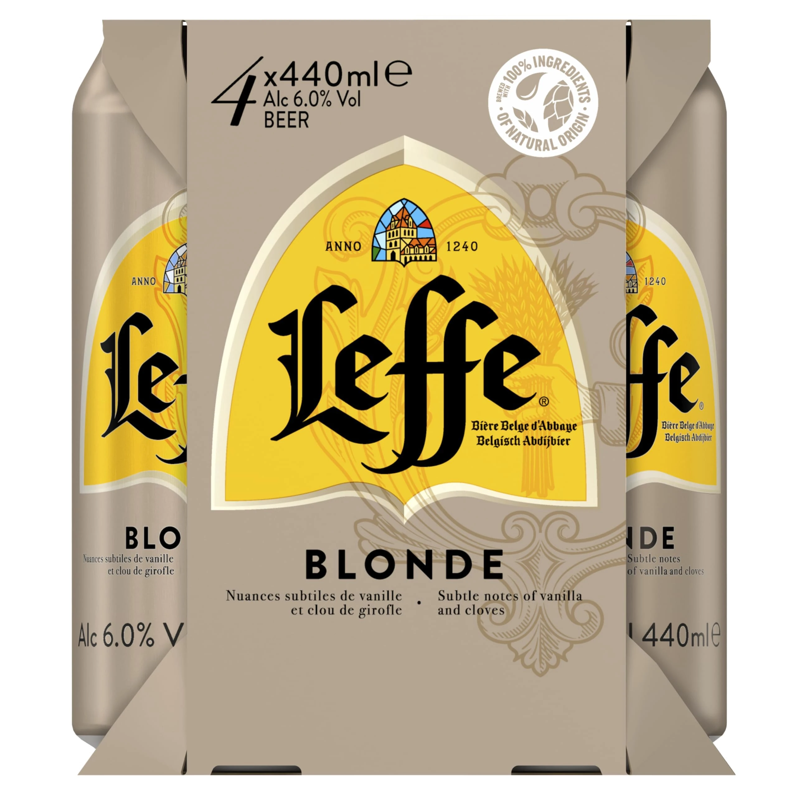 Leffe Blonde 24x440ml Cans