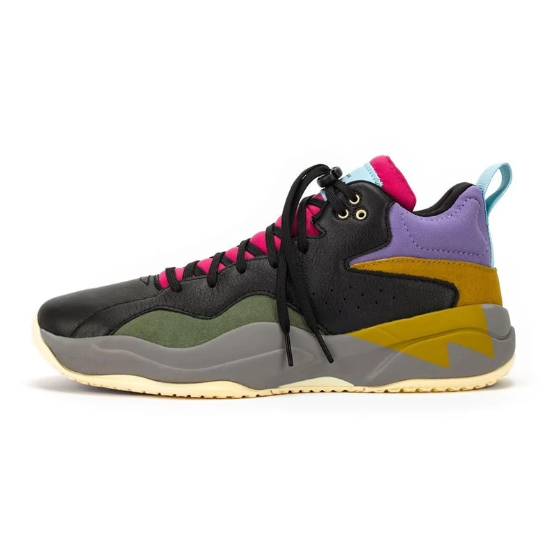 BRANDBLACK Unisex Villain Sneaker - Black Purple - 10 UK