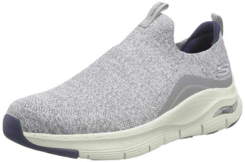 Skechers Men's Go Run Consistent Trainers, Charcoal, 10 UK