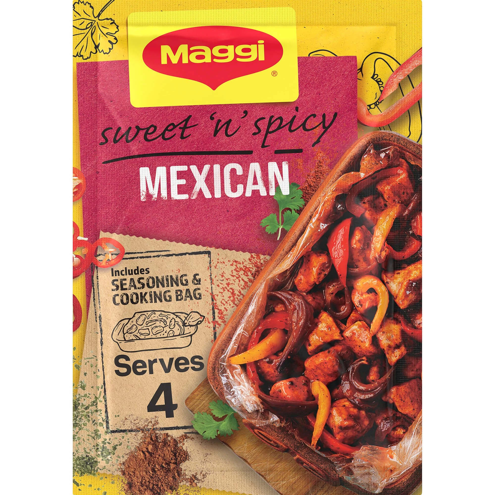 Maggi So Juicy Mexican Chicken Recipe Mix (38g sachet)