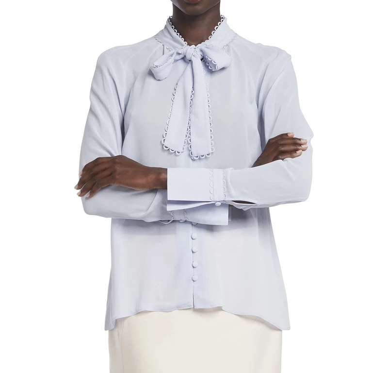 Ted Baker Womens Julinaa Blouse, Baby-Blue, 16 UK - Image 1