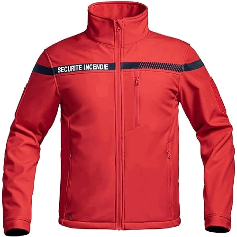A10 Equipment Mixed Gamme Sécu-One Softshell Jacket, Red, XS