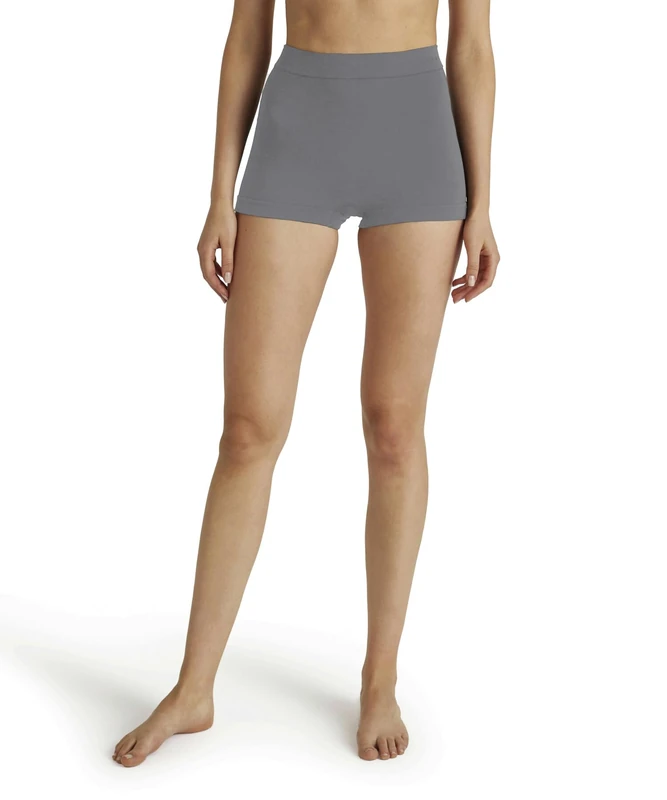 FALKE Women's Wool-Tech Light W Bx Functional Yarn Quick Dry 1 Piece Base Layer Underwear, Grey Grey-Heather 3757, L