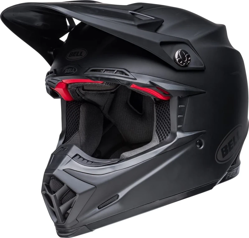 Bell - Moto-9S Flex, Helmets, Motocross, Matte Black, L