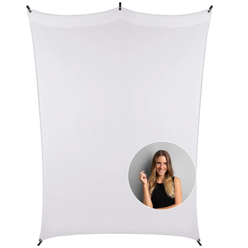 Photo Background Grey 3.0 x 1.5 m, Rollei X-Drop Background Photography Foldable Washable Polyester for Photo Studio Portrait Product Photography Photo Background Photography Grey