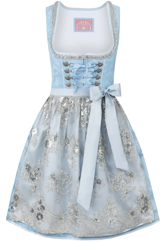 Stockerpoint Women's Maya Dirndl Special Occasion Dress, lightblue, 10
