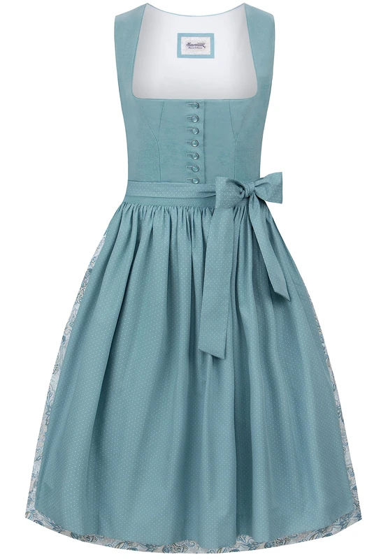 Stockerpoint Women's Bojana Dirndl Special Occasion Dress, Petrol, 22