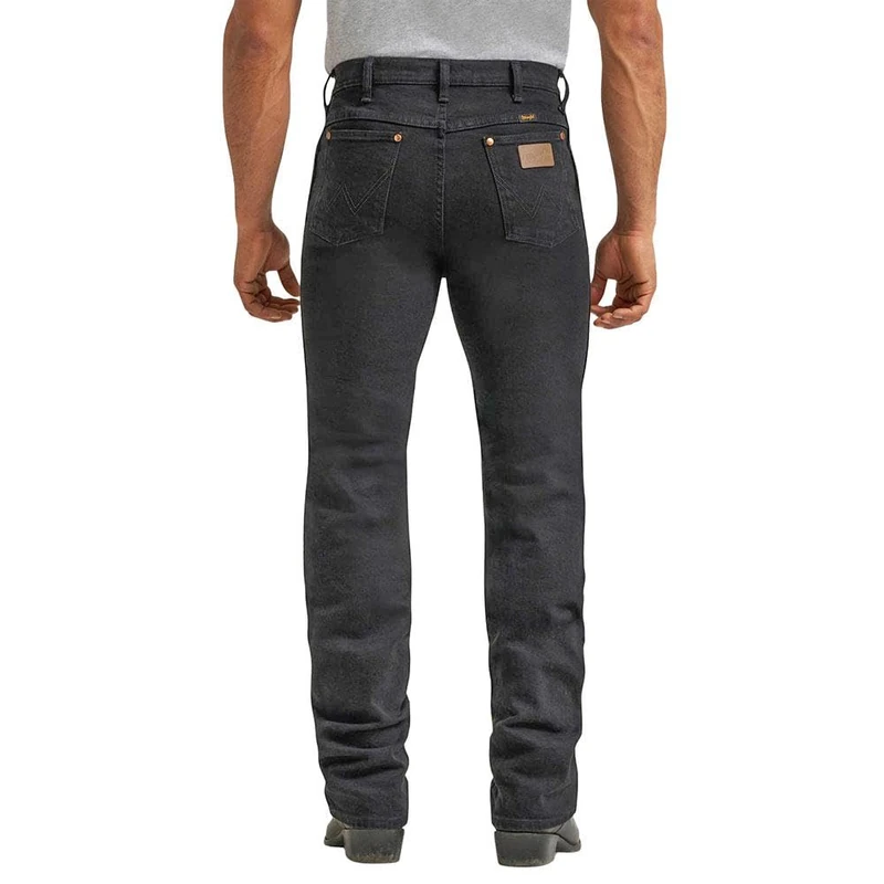 Wrangler Men's Cowboy Cut Active Flex Original Fit Jean, Black, 32W x 32L