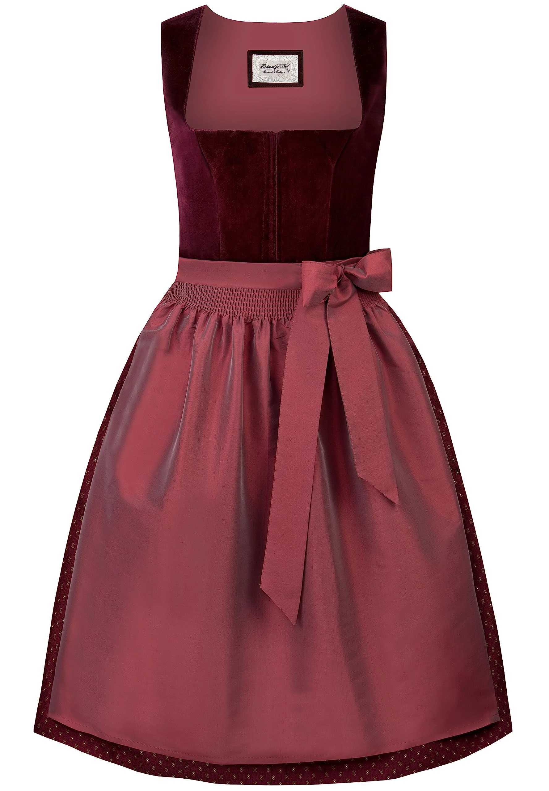Stockerpoint Women's Aurora Dirndl Special Occasion Dress, Bordeaux, 10