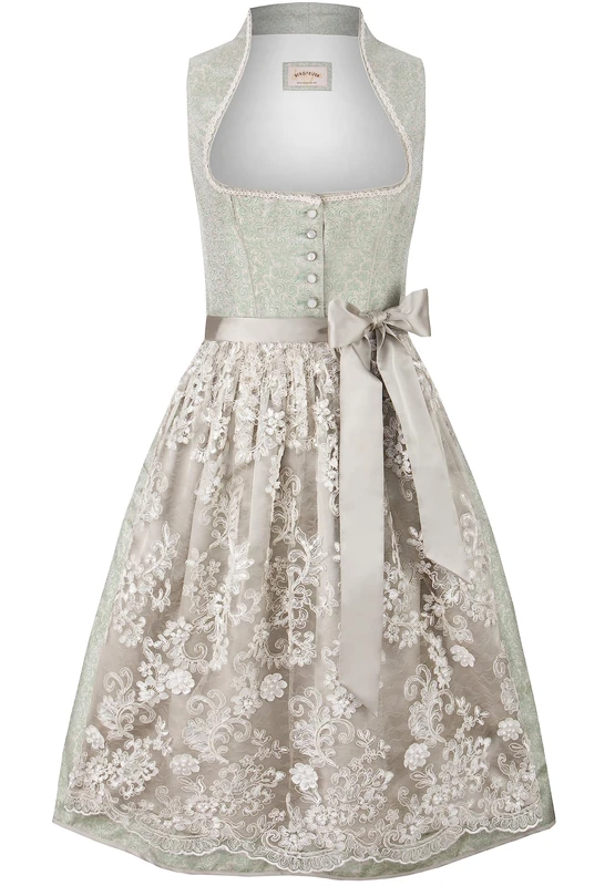 Stockerpoint Women's Dirndl Jane Dress for Special Occasions, Green (sage), 20 - Image 1