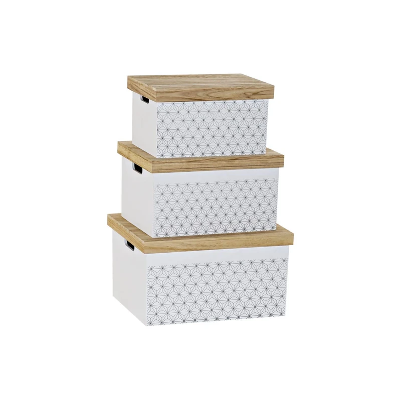 DKD Home Decor Stackable Organizer Box Set, Standard