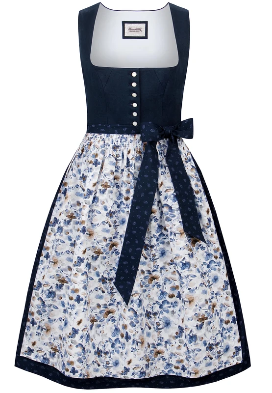 Stockerpoint Women's Salome Dirndl Dress - Midnight Blue, 16