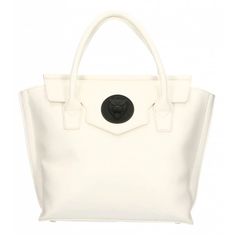 Plein Sport LARGE TOTE DEVON 1723, Off White, Tote, Off White, Tote