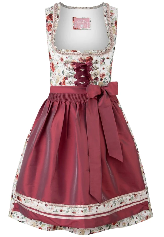 Stockerpoint Women's Dirndl Marie Special Occasion Dress, Rosewood, 20