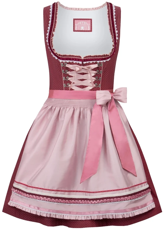 Stockerpoint Women's Dirndl Harper Special Occasion Dress, Antique Pink, 42
