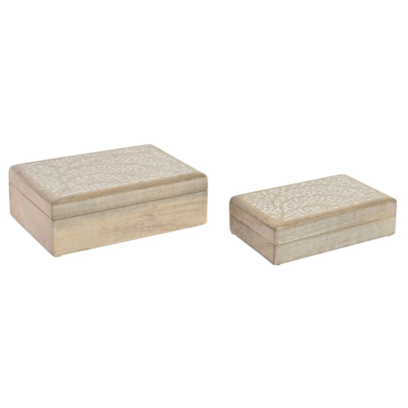 DKD Home Decor Decorative Box Set, Standard
