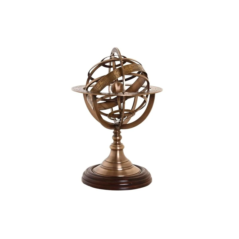 DKD Home Decor Terracotta Globe, Standard