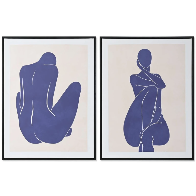 DKD Home Decor Women's Picture 60 x 4 x 80 cm Modern (2 Units) - Image 1
