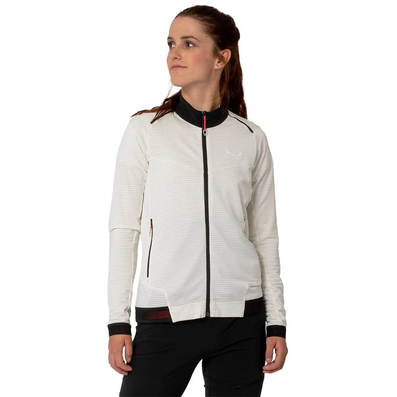 Salewa Pedroc 2 Polarlite Fleece Jacket Women, White, XS