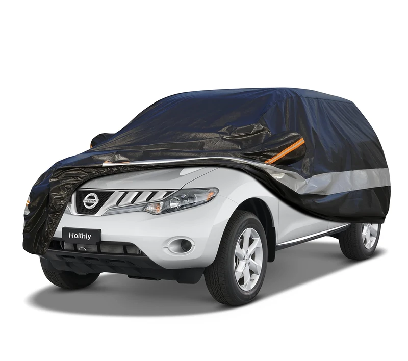 Holthly SUV Car Cover Custom Fit Buick Enclave 2007-2023, 100% Waterproof Breathable Outdoor Car Covers, Sun Rain Dust Snow Protection. (Ships from US Warehouse, Arrive Within 3-7 Days)