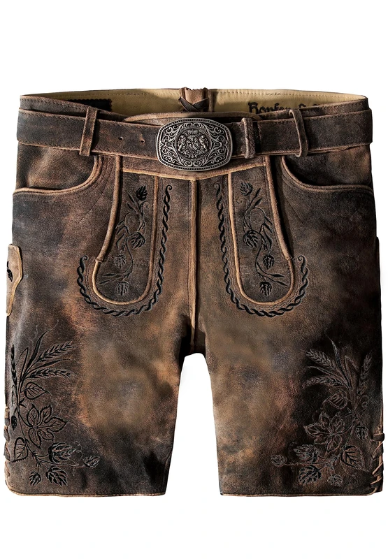 Stockerpoint Men's Almbräu Trousers Slacks, Raw-Black, 42