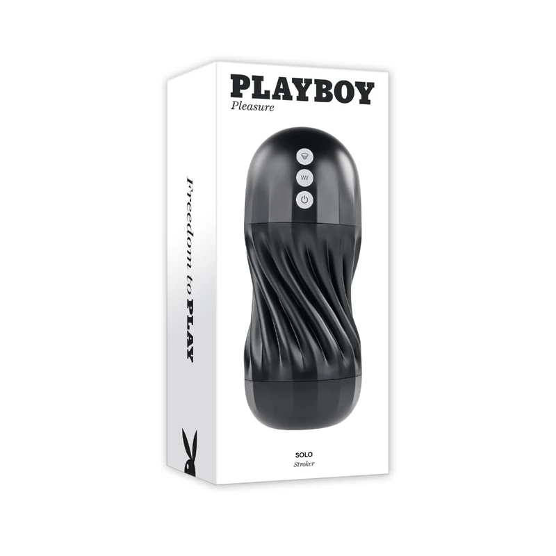 Playboy Solo Stroker Masturbator Black 22 cm