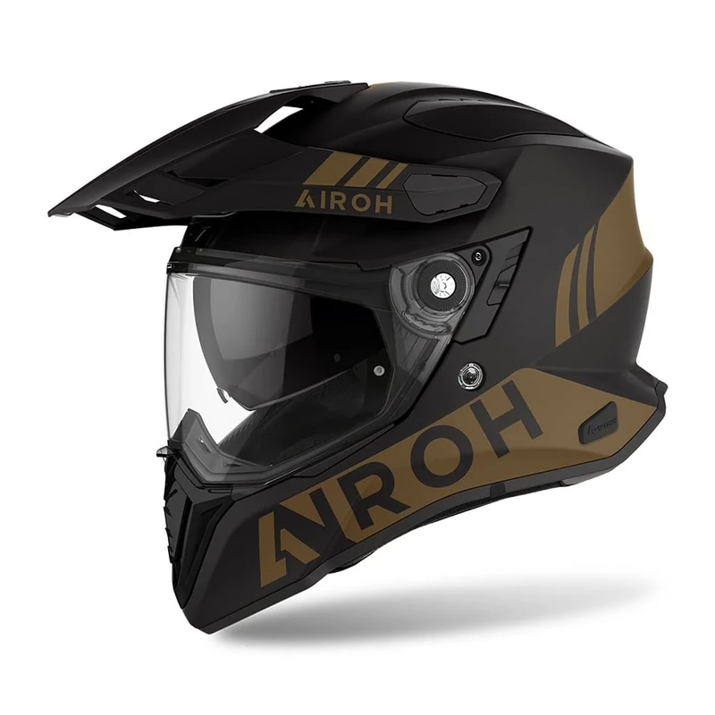 Airoh Motorcycle Helmet Commander Gold Matt L