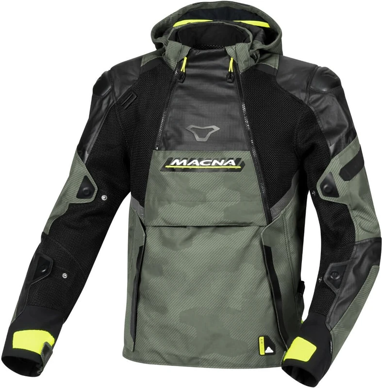 Macna Bradical Jacket, Green/Yellow, L - Image 1