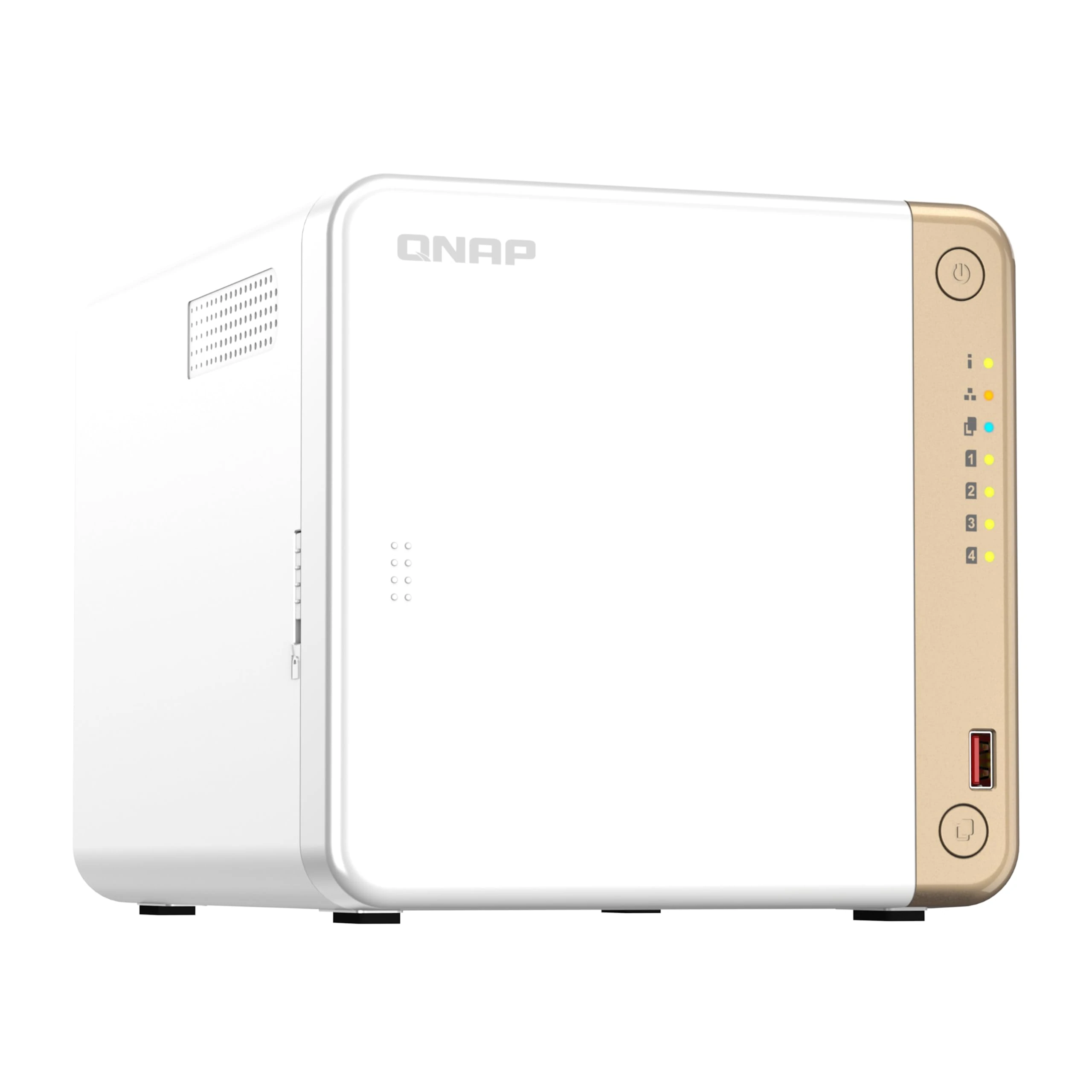 QNAP TS-462-4G serveur de stockage NAS Tower Ethernet/LAN Blanc N4505