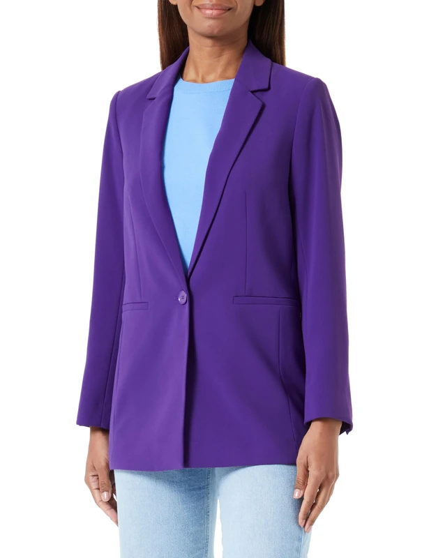 comma Women's 2136968 Blazer, 4847, 18