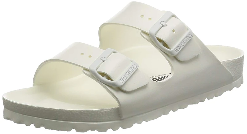 Birkenstock 1024516 Arizona SFB antique white, Suede Leather Men White UK 9