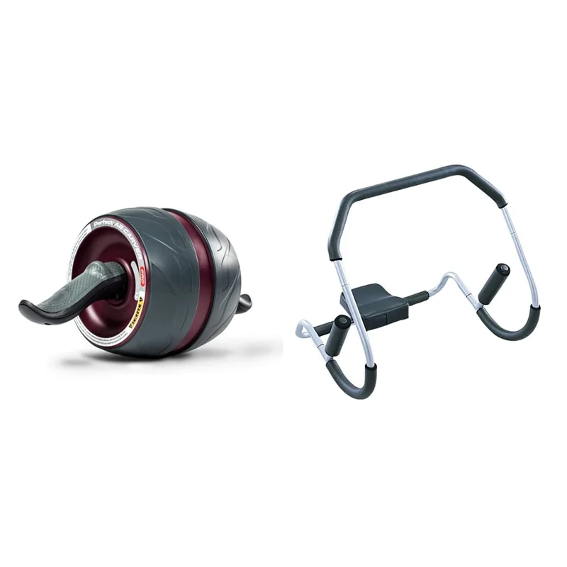Perfect Fitness AB Carver Pro Ultrawide Wheel - Black, Size 1 & Body Sculpture BB6000 Ab Trimmer