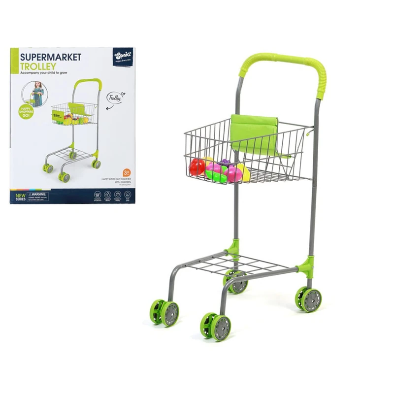 BigBuy Kids Multicoloured Shopping Cart - S1128543