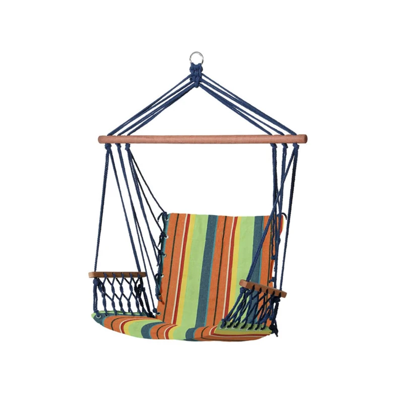 BigBuy Outdoor Hanging Hammock, Multicolor, Standard
